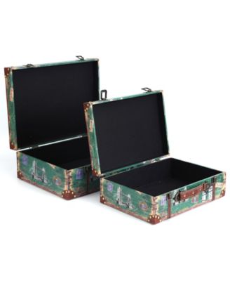 Vintage-Like Style European Luggage Suitcase, Set of 2