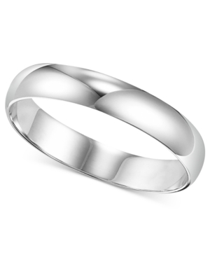 image of Men-s Platinum Ring, 4mm Wedding Band