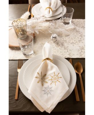 Winter Sparkle Jacquard Table Runner