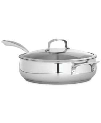 Belgique - Polished Stainless Steel 5-Qt. Covered Saut&eacute; Pan