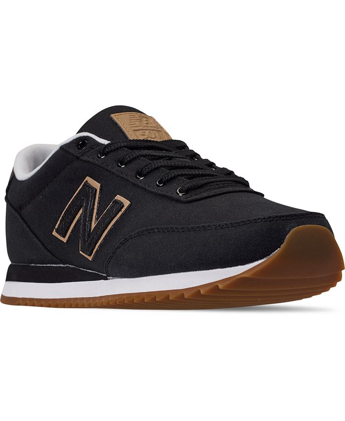 New Balance Men's 501 Canvas Gum Casual Sneakers from Finish Line - Macy's