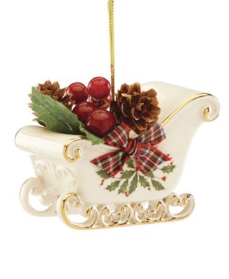 Lenox - Holiday Sleigh Ornament