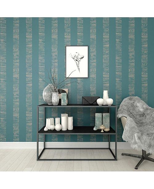 Graham Brown Graham Brown Mara Stripe Turquoise Wallpaper