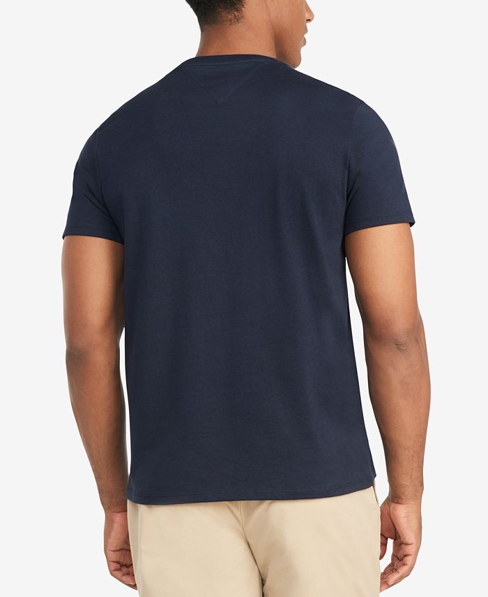 Tommy Hilfiger Men's Big & Tall Tommy Crew Neck Pocket T-Shirt ...