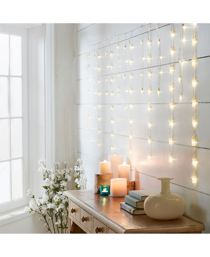 Studio Mercantile String Lights LED Novelty Curtain Stars - Macy's
