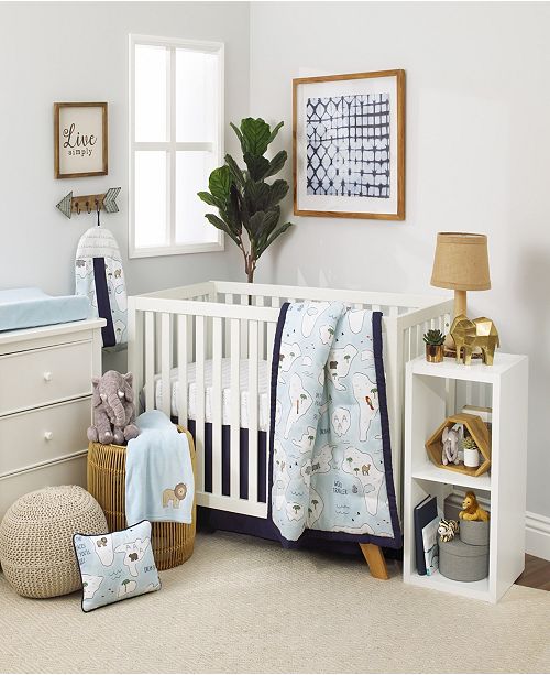 Nojo Little Explorer 8 Piece Crib Bedding Set Reviews Macy S
