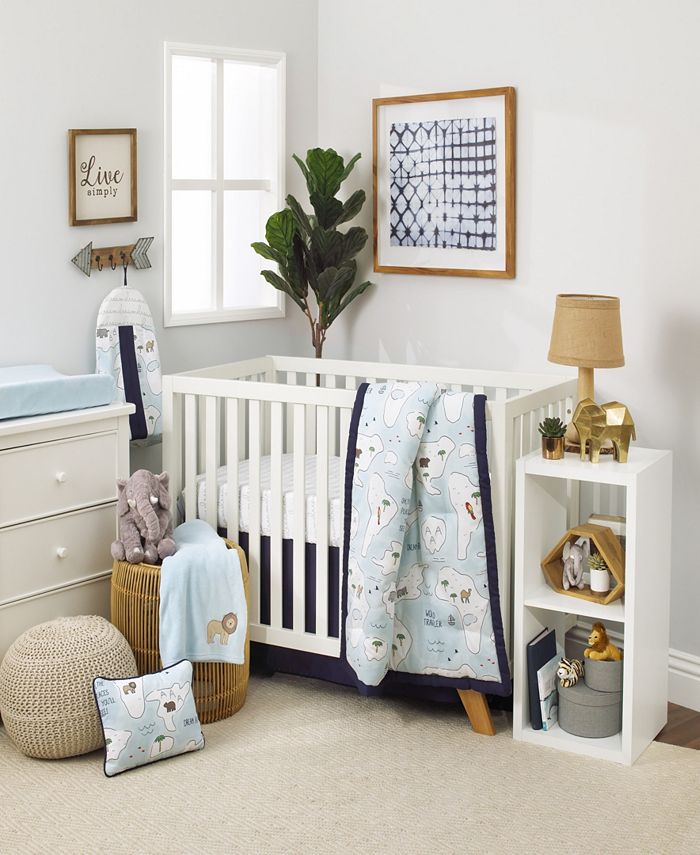 8 piece crib bedding set top