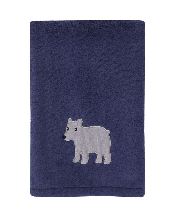 Carter's - Explore Baby Bear Super Soft Plush Baby Blanket with Bear Applique