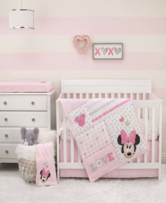 disney 6 piece nursery crib bedding set