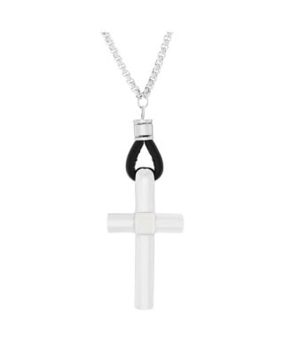 steve madden mens cross necklace