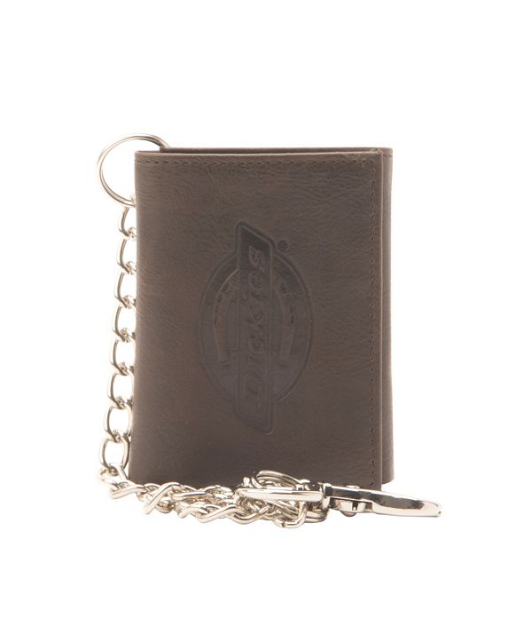 Dickies Security Leather Trifold Men&#39;s Wallet with Chain & Reviews - All Accessories - Men - Macy&#39;s