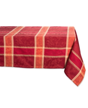 Design Imports Harvest Wheat Jacquard Tablecloth