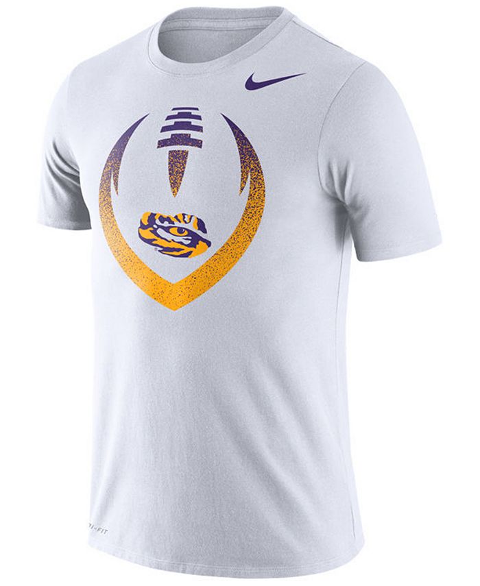 Nike Men's LSU Tigers Dri-Fit Cotton Icon T-Shirt & Reviews - Sports ...