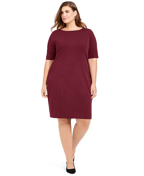 Alfani Plus Size Sheath Dress Created For Macy S Reviews