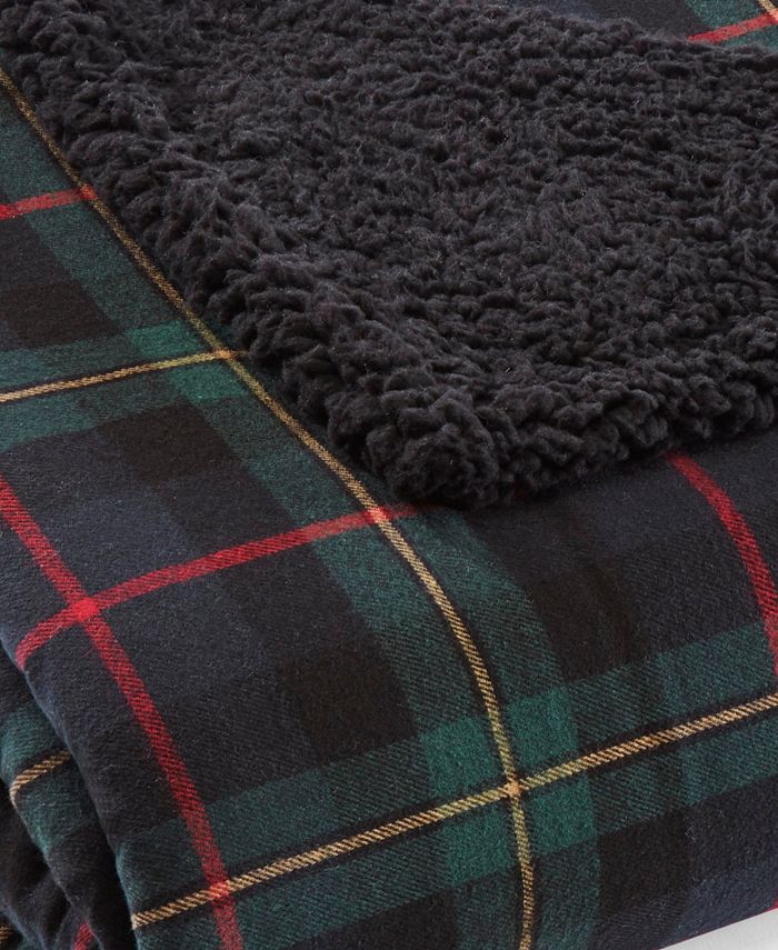 Eddie Bauer Mountain Pine Tartan Cotton Yarn Dye Reversible Flannel