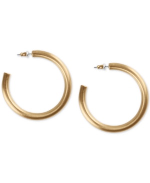 image of Lucky Brand Medium Tubular Hoop Earrings 2
