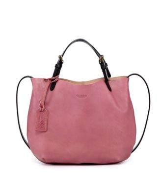 Women's Genuine Leather Dip Dye Tote