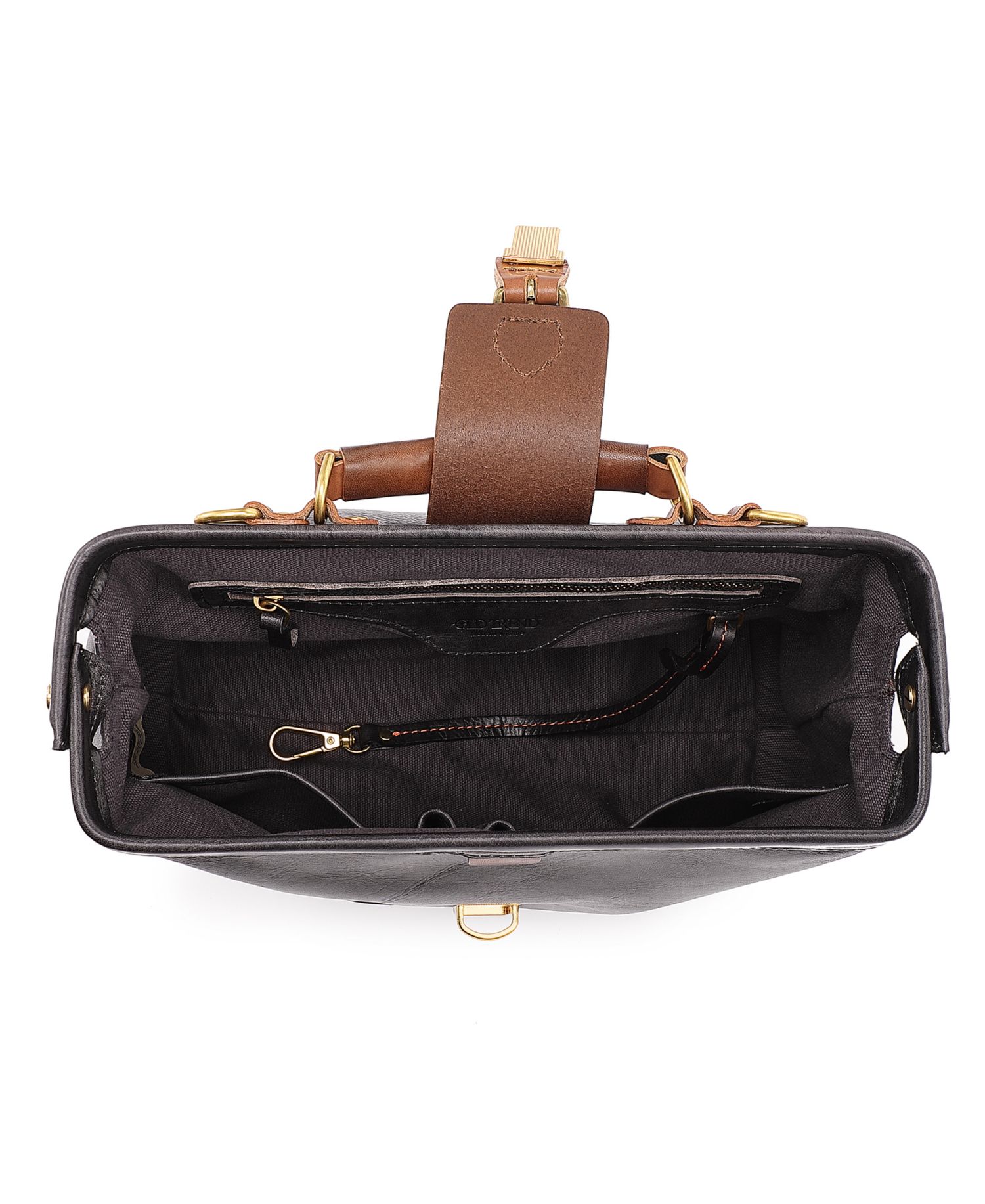 Doctor Small Leather Crossbody Satchel Bag