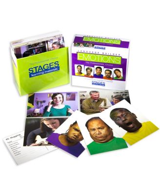 Stages Learning Materials Language Builder, Emotions Cards