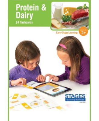 Stages Learning Materials Link4fun Protein Dairy Interactive Flashcard Set With Free iPad App