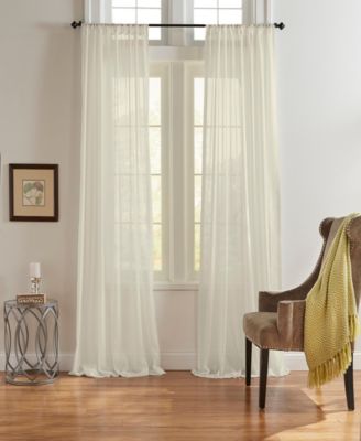 Asher Cotton Voile Sheer Window Curtain Collection