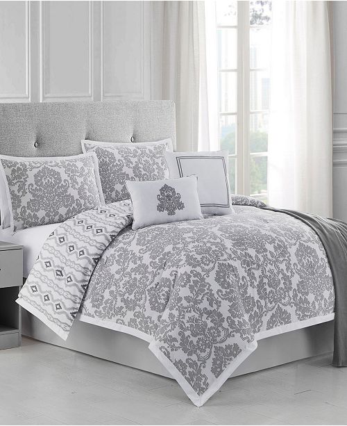 king size comforter sets in grey