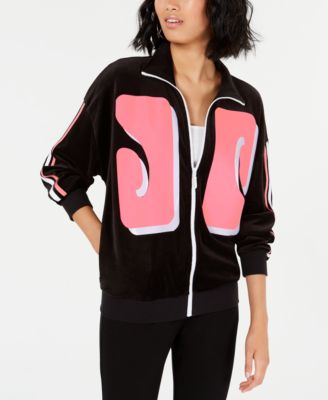 women's juicy couture graphic velour hoodie