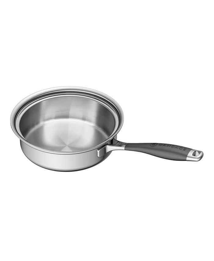 CookCraft by Candace 8" Saute Pan with Glass Latch Lid Macy's