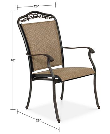 Beachmont outdoor set 2024 of 4 dining chairs