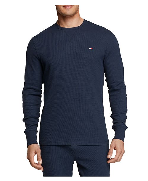 Tommy Hilfiger Men's Long-Sleeve Thermal Shirt, Created for Macy's ...
