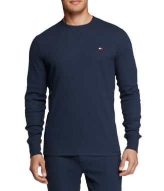 Tommy Hilfiger Men\'s Long-Sleeve Thermal Macy\'s Shirt, - Created for Macy\'s