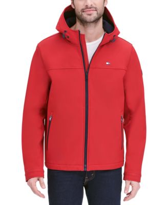 red tommy hilfiger windbreaker