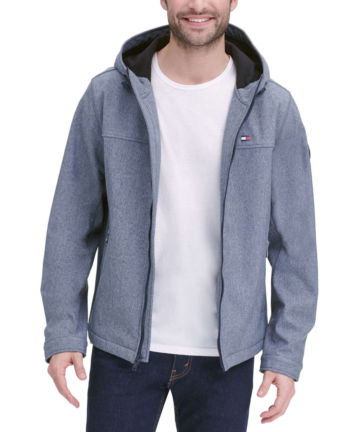 Tommy Hilfiger Men's Hooded Soft-Shell Jacket, Created for Macy's