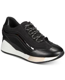 Black Wedge Sneakers Macy S