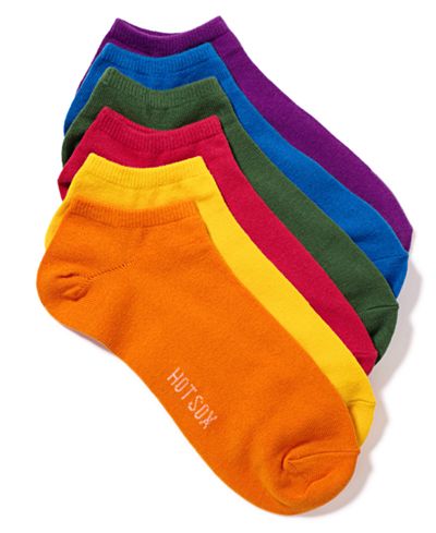 Hot Sox Women's Solid 6 pack Socks