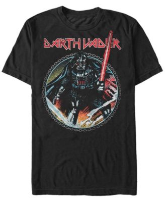 Star Wars Men s Classic Darth Vader Metal Band Short Sleeve T Shirt 