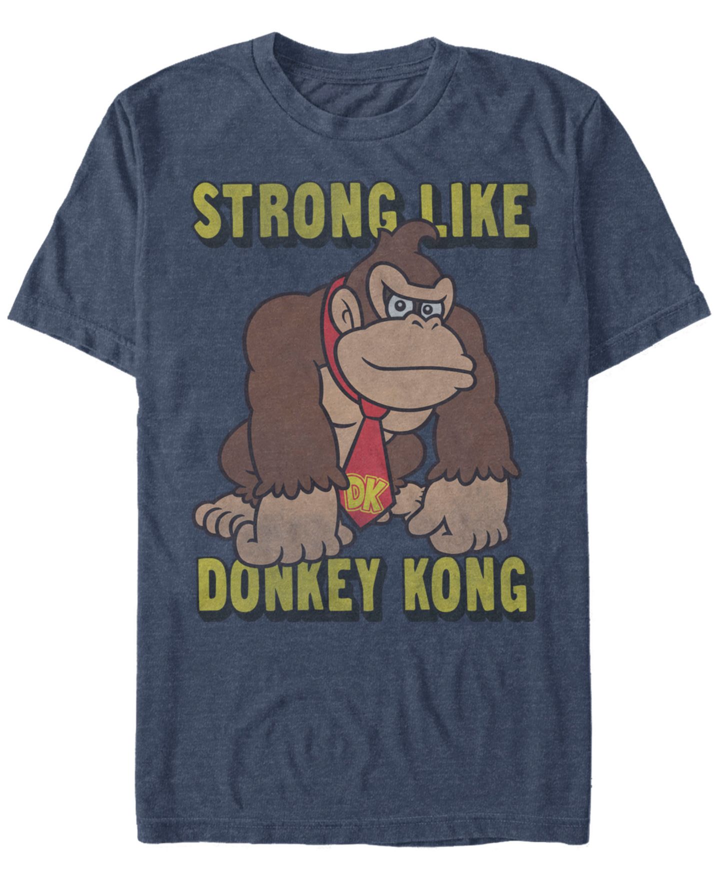 Мужская футболка Fifth Sun Nintendo Donkey Kong Strong Like Donkey Kong Short Sleeve, цвет: Тёмно-синий — фото 1