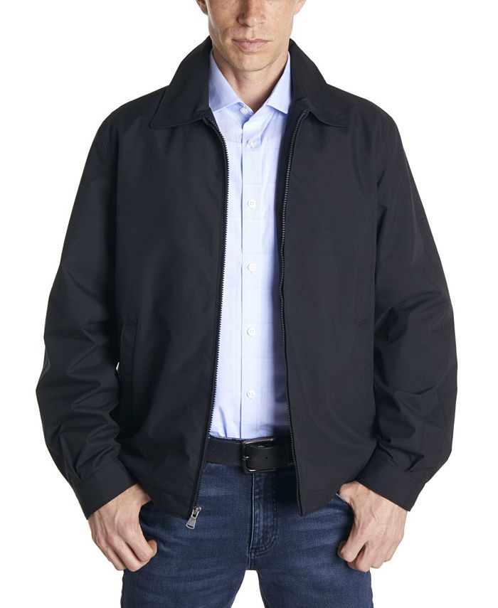 Perry Ellis Men's Jacquard Full-Zip Jacket - Macy's