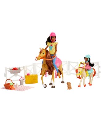 barbie dolls and horses