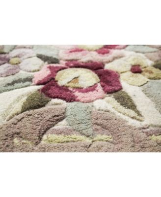 KM Home Palace Garden Aubusson Light Blue Area Rug Collection