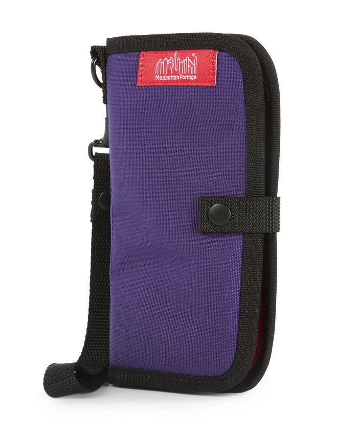 Waxed Nylon Continental Wallet – Slim, Water-Resistant Wallet With 13 Pockets & Zippered Compartments - View #3