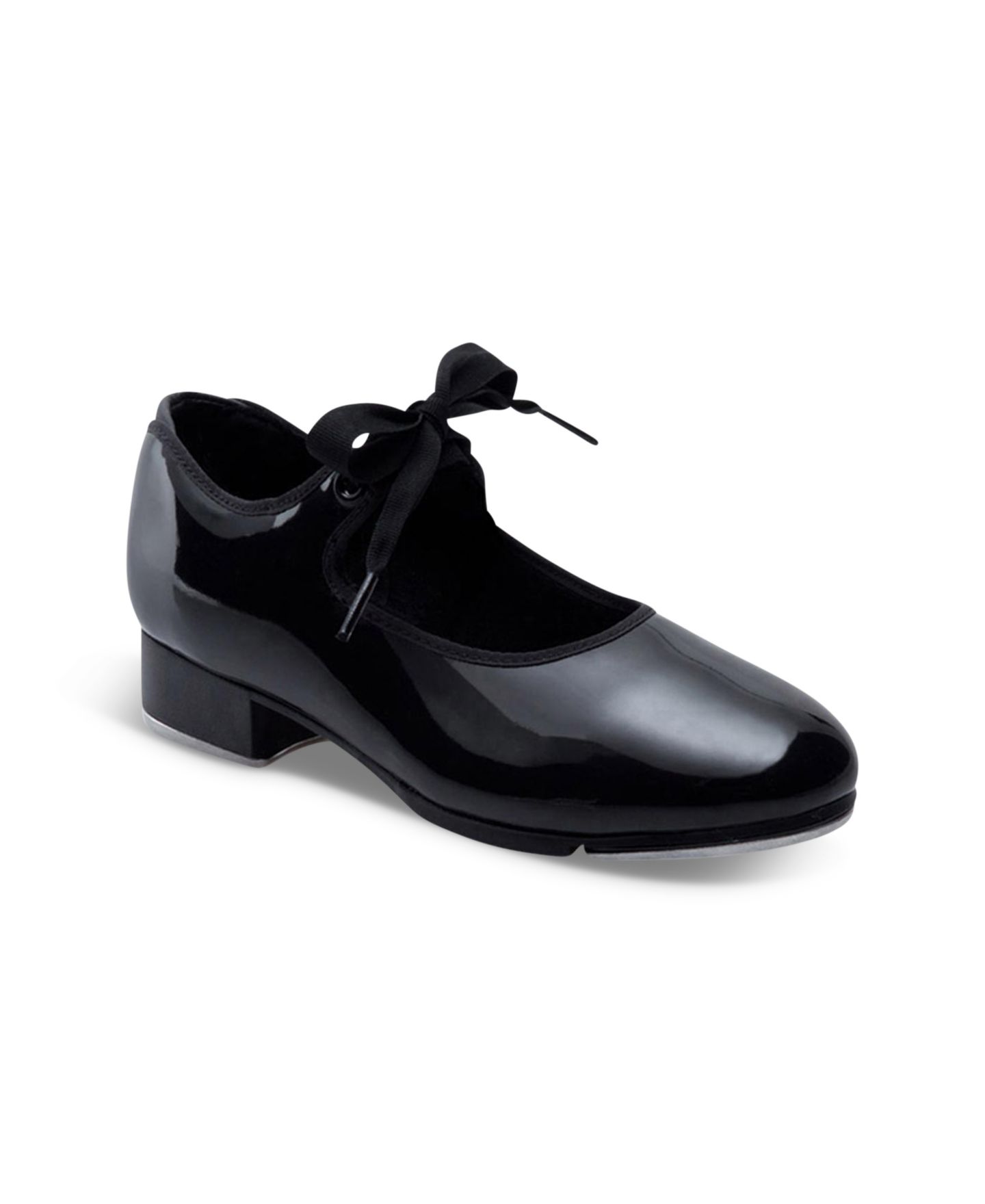 Обувь Capezio Women's Jr. Tyette Tap Shoe, цвет: Чёрный лаковый — фото 1