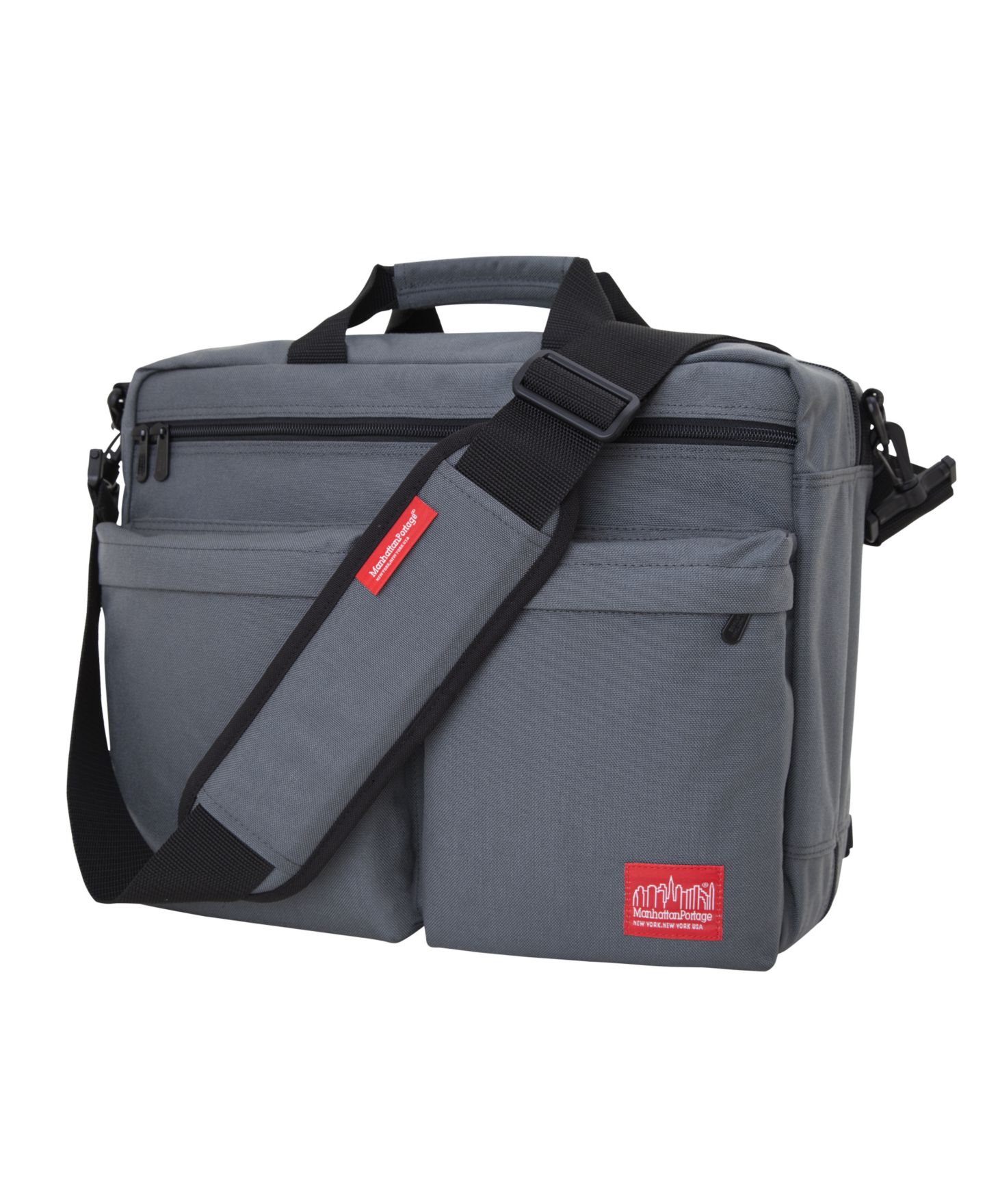 Женская сумка Manhattan Portage Tribeca Bag with Back Zipper, цвет: Чёрный — фото 7