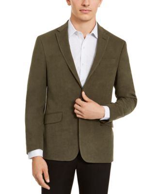 Kenneth Cole Reaction Men s Slim Fit Stretch Faux Suede Sport Coat Macy s