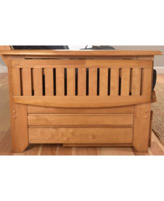 Phoenix Futon in Butternut Finish