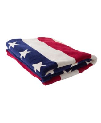 Tadpoles Sleeping Partners USA Flag Fleece Blanket