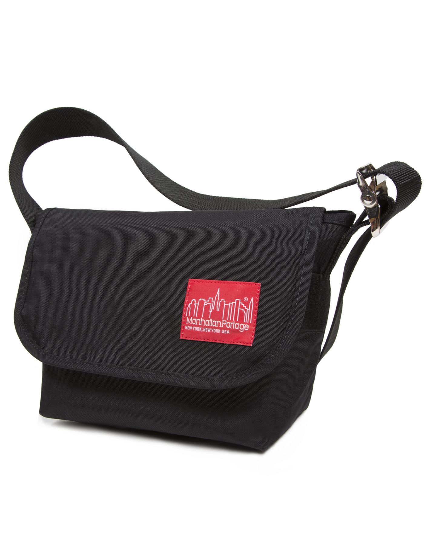 Женская сумка Manhattan Portage Small Herringbone Jr. Messenger, цвет: Чёрный — фото 1