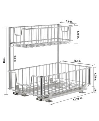 Sliding Under Sink Organizer, Pack of 2