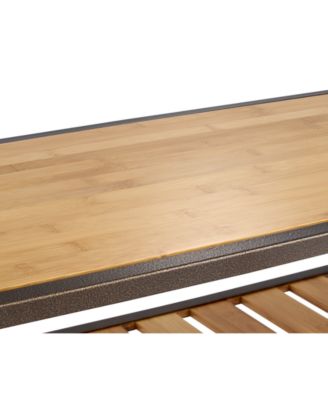 3-Tier Bamboo Shoe Bench