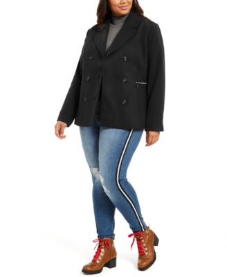 juniors double breasted peacoat
